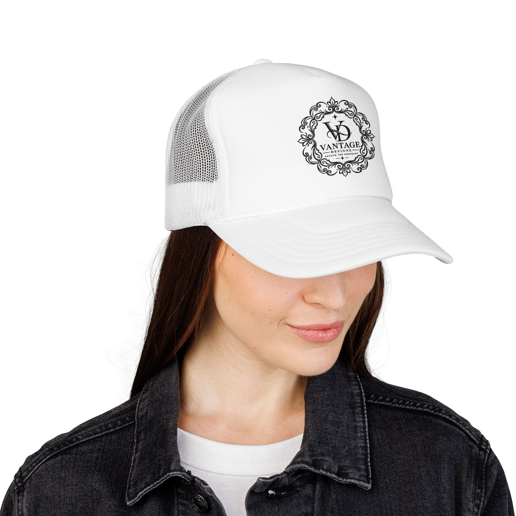 Vantage Vintage Crest Trucker Hat