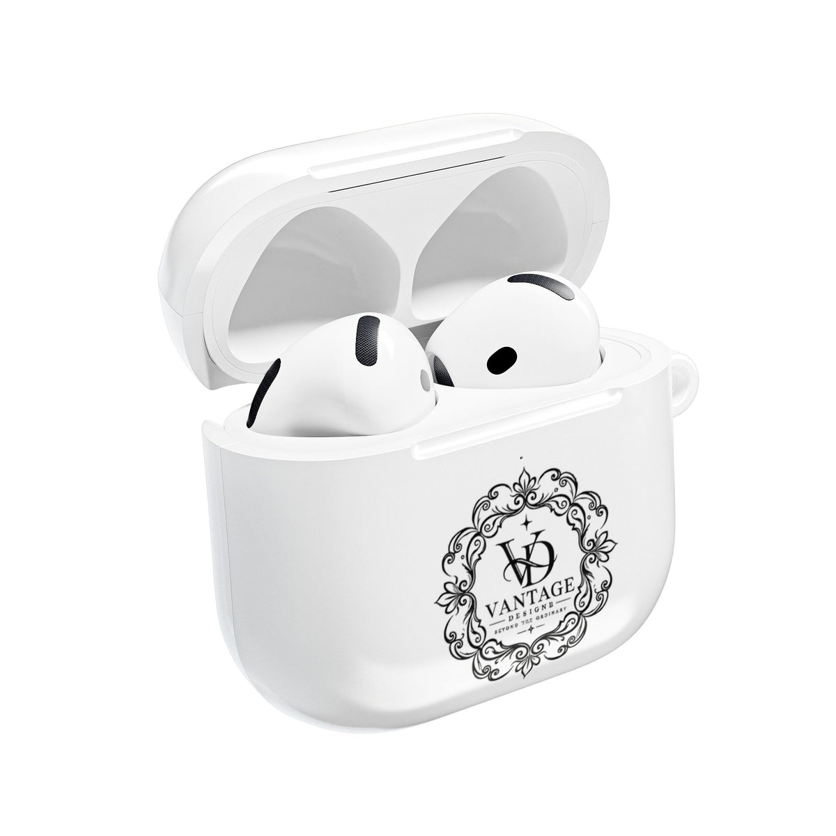 AirPod Case — Elegant Vantage Crest Silicone Charge Case